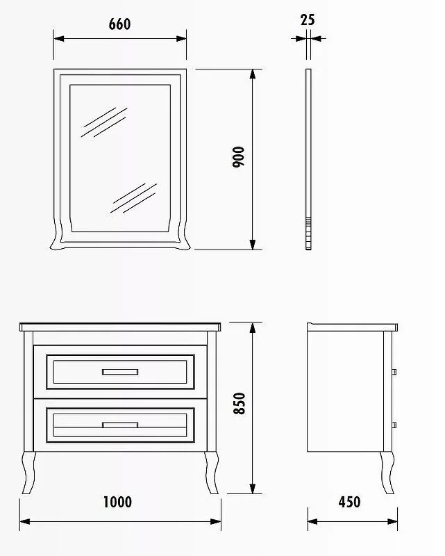 фото Тумба с раковиной Creavit Karen 100 KN0100.01.BA 