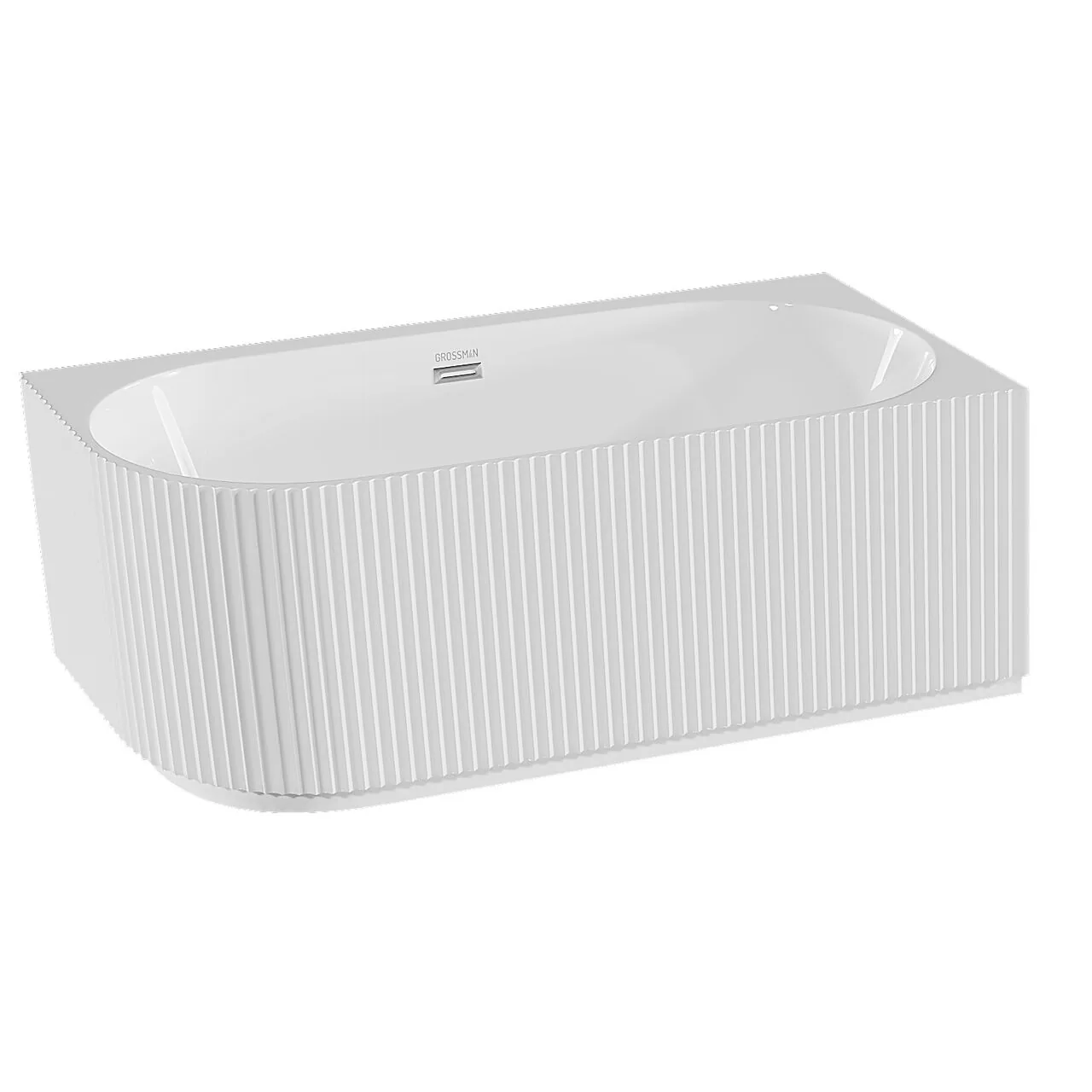 картинка Ванна пристенная Grossman Cristal GR-2205FR 75х150х58 рифленая 