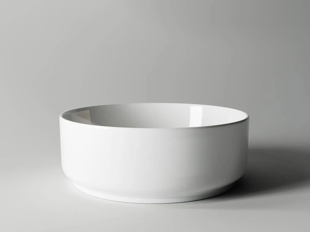 картинка Накладная раковина Ceramicanova Element CN5001 цвет белый 36х36 см 