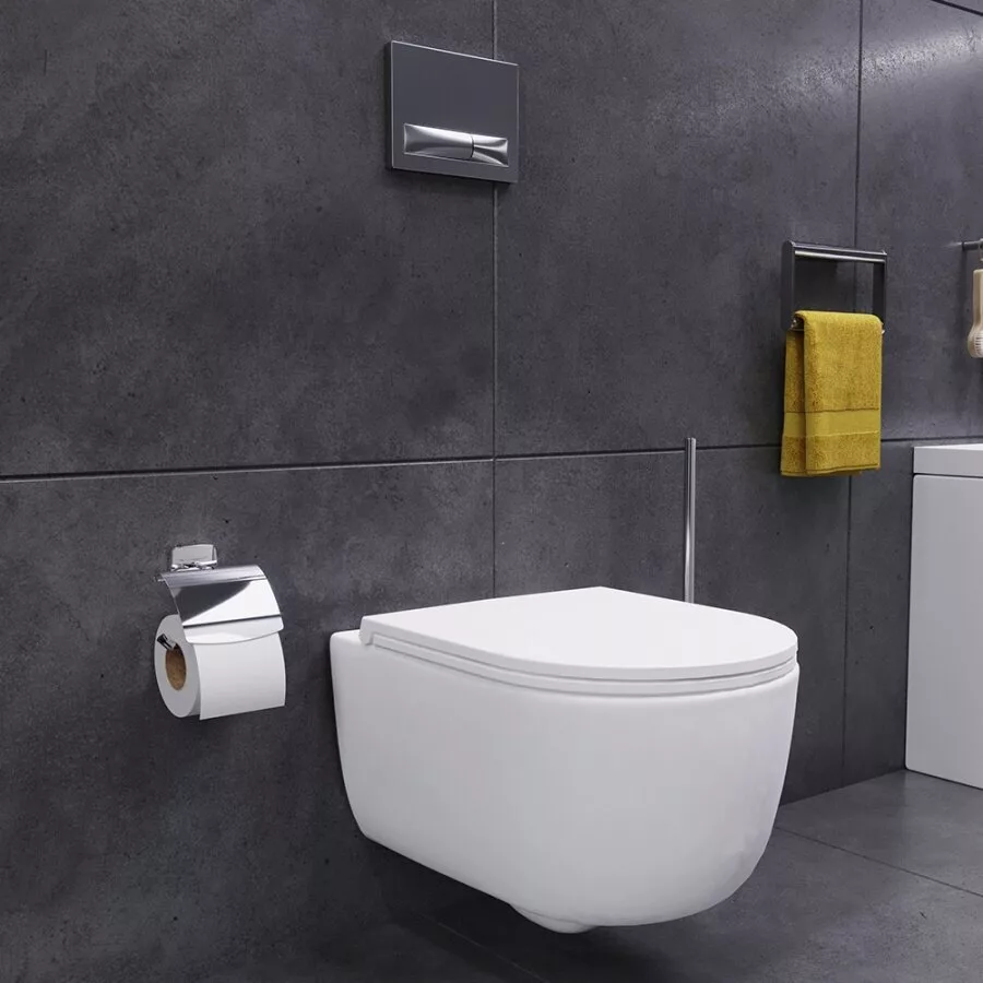 картинка Подвесной унитаз Am.Pm Sirius DX86C1700SC безободковый с сиденьем микролифт 