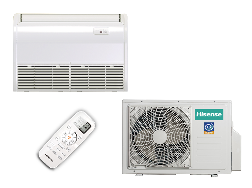 картинка Сплит-система напольно-потолочного типа Hisense AUW-24U4SA1/AUV-24UR4SA1 