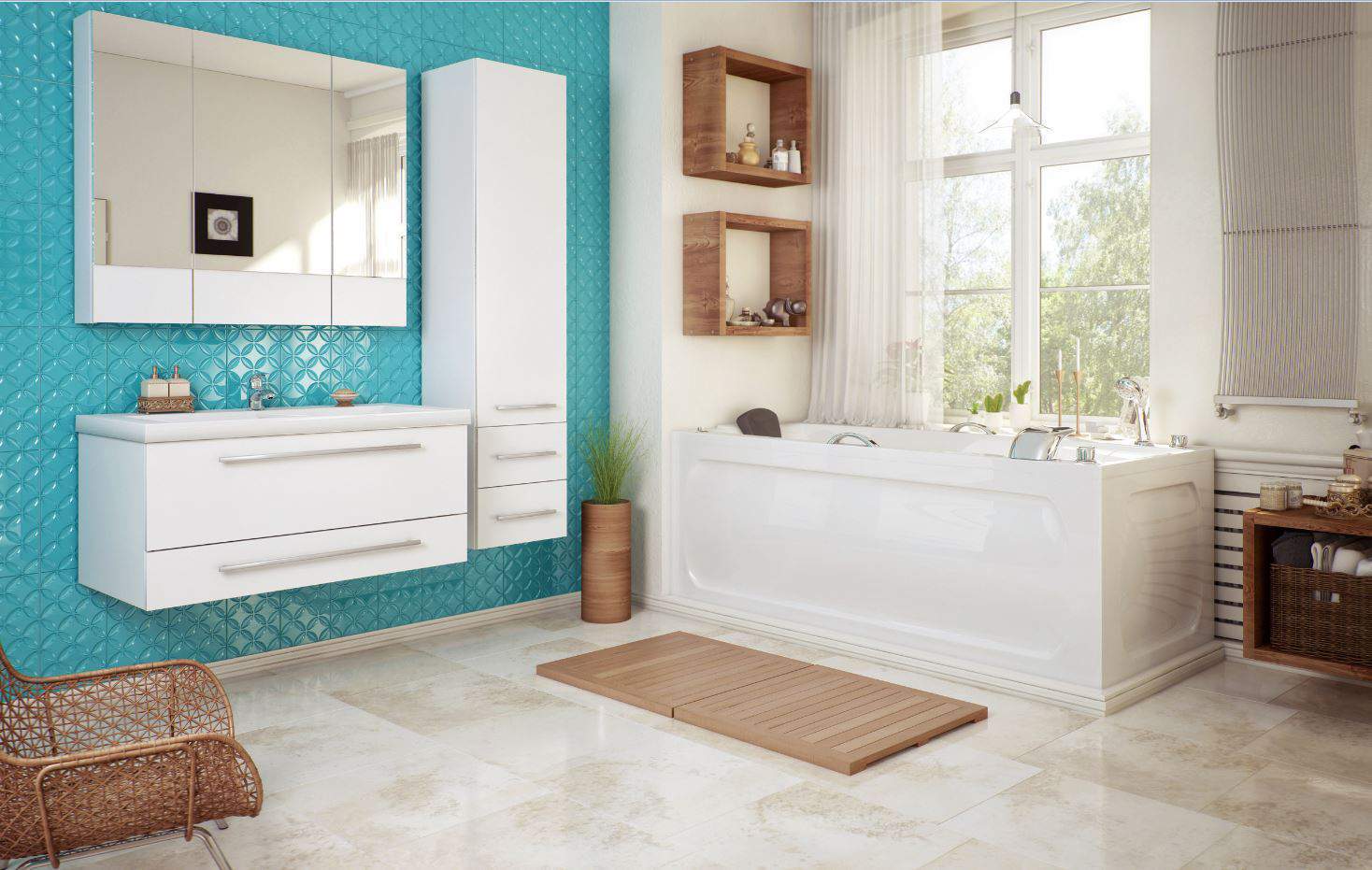 картинка Ванна Marka One AELITA MG 165x75 с каркасом и слив-переливом 