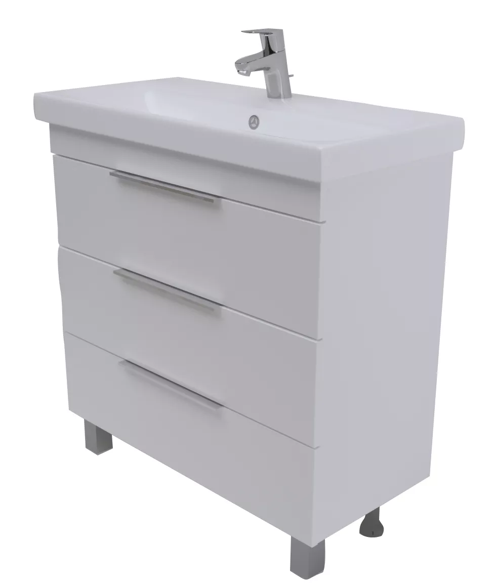 картинка Тумба 1Marka Gaula 80Н У92517 White  в ванную комнату