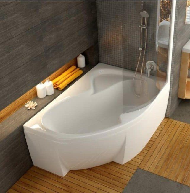 картинка Акриловая ванна Ravak Rosa II R 160 см с ножками CY55000000 