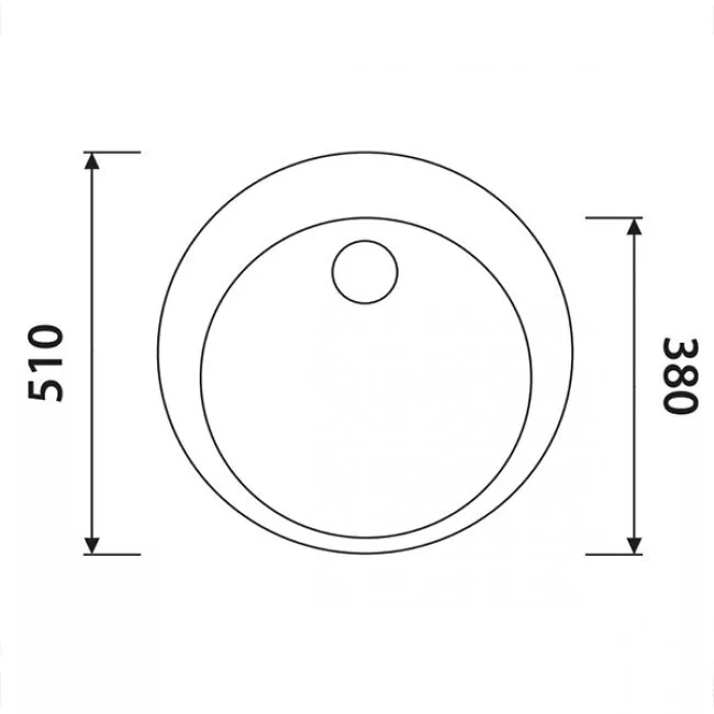 картинка Кухонная мойка KAISER KGM-510 гранит KGM-510-DB 