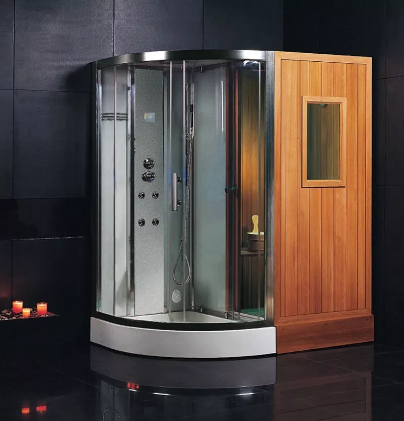 картинка Душевая кабина с финской сауной Eago DS202F8 Right 