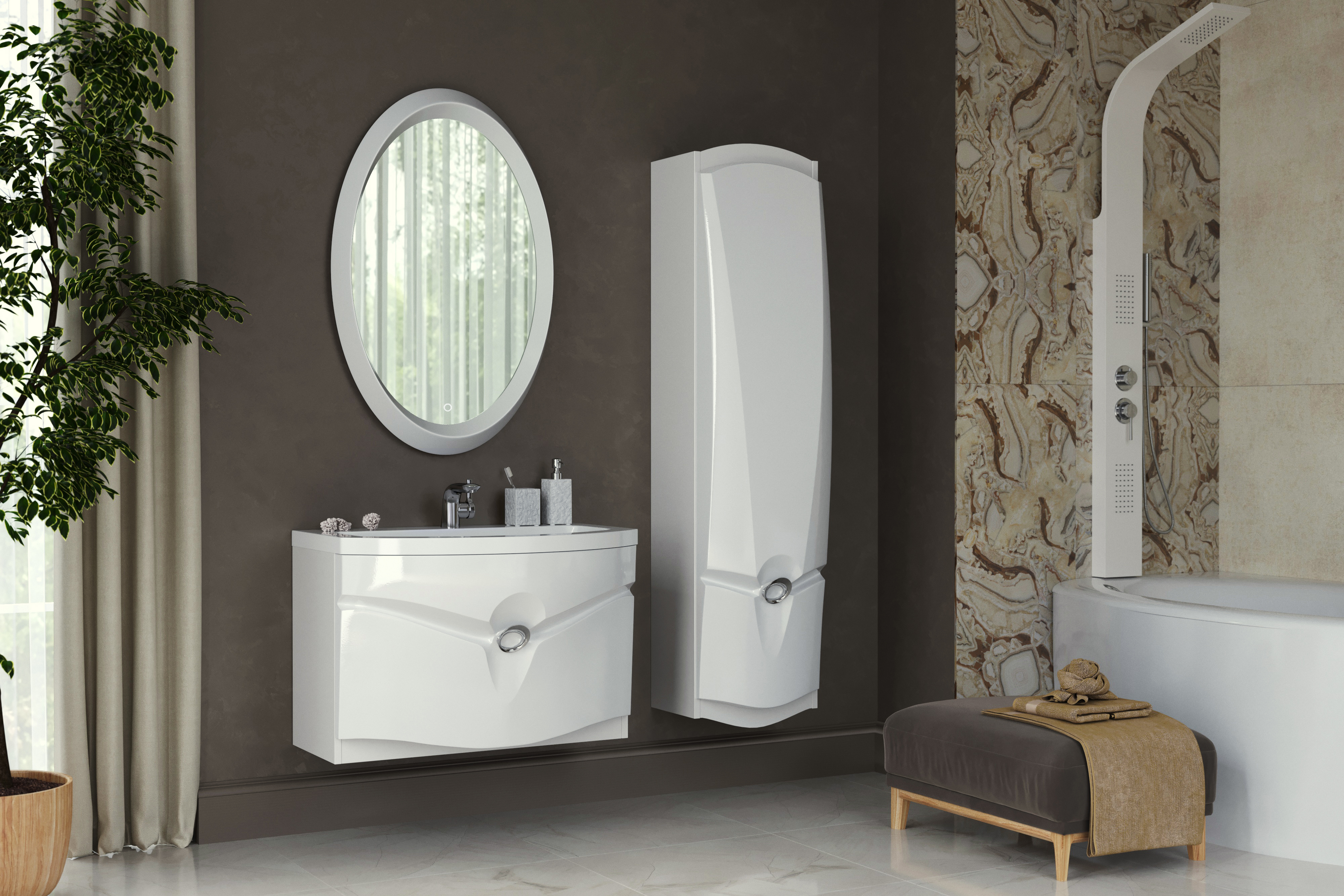 фото Пенал Aima Sunrise/Eclipse/Cloud 40П White L 