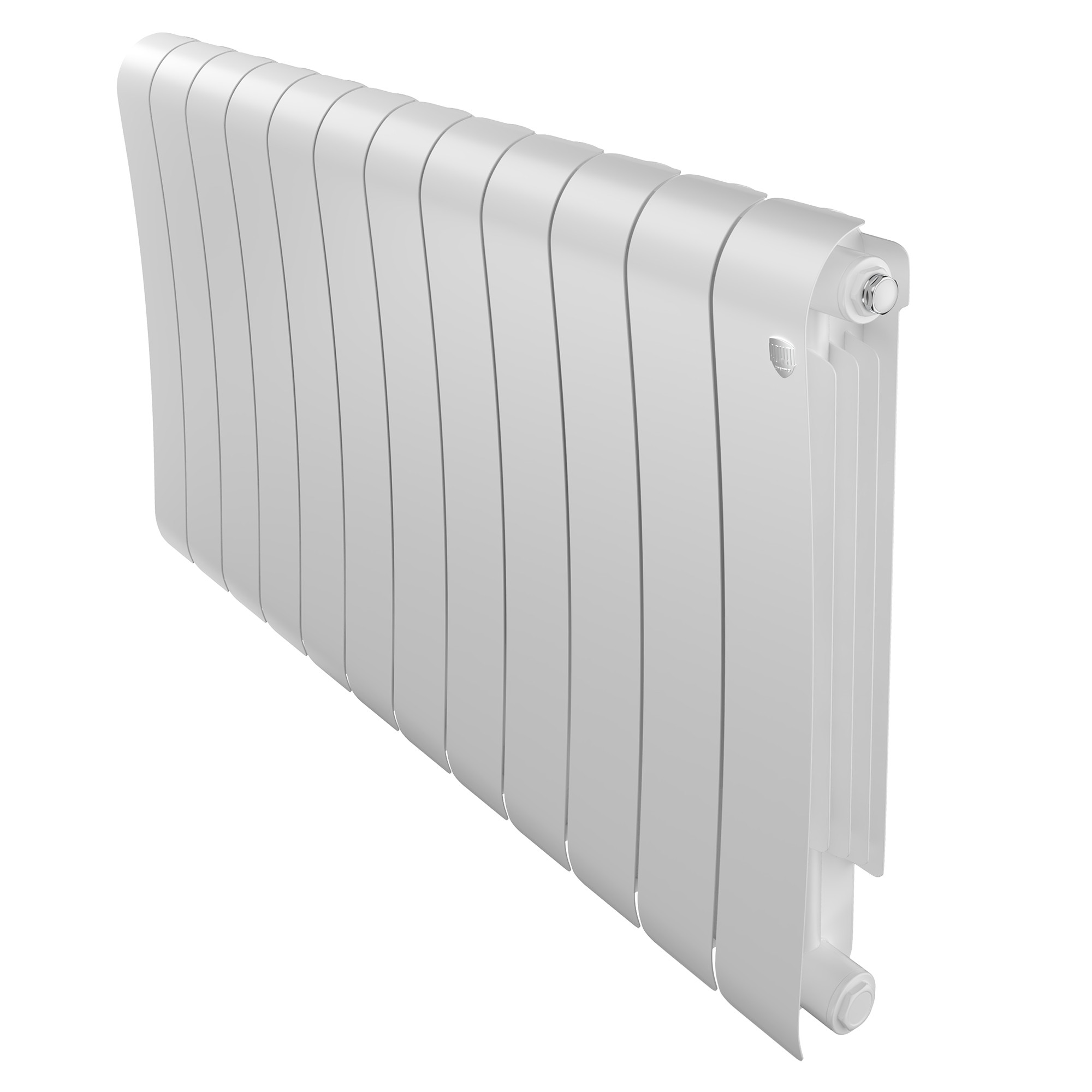 картинка Радиатор биметаллический Royal Thermo Infinity 500 Bianco Traffico 12 секции 
