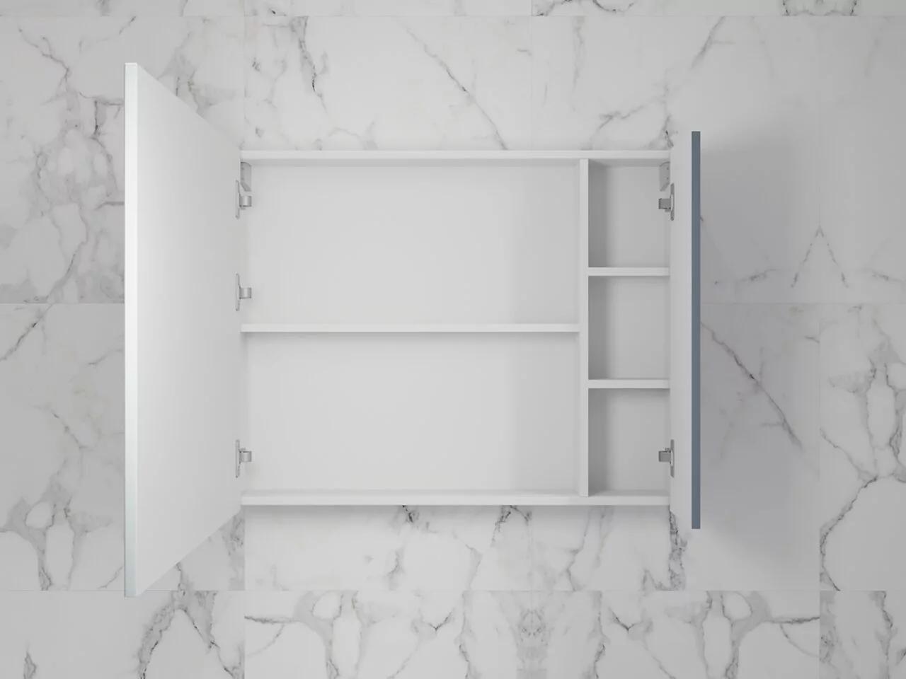 фото Зеркальный шкаф Style Line Стокгольм 80 см графит софт 