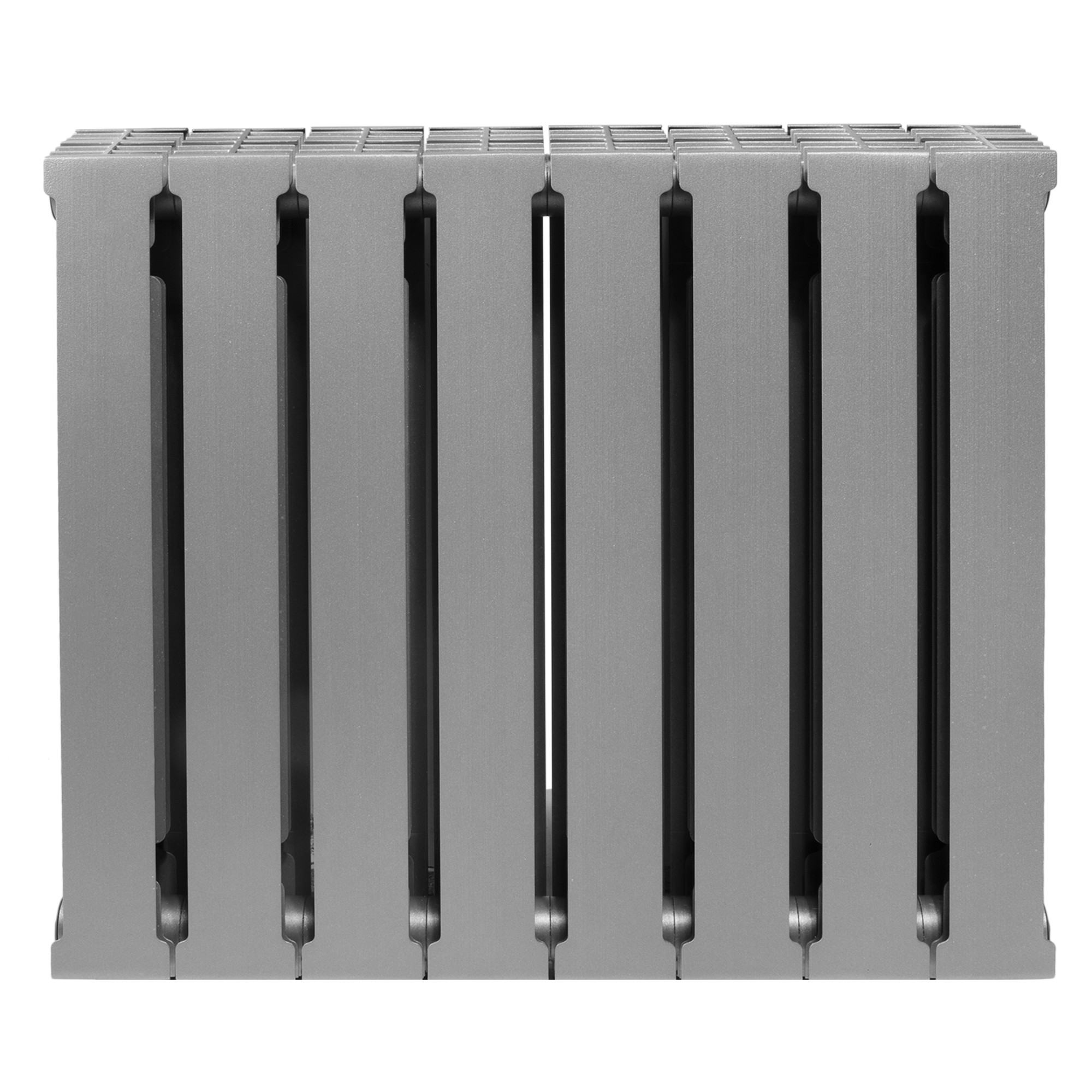 картинка Радиатор биметаллический Royal Thermo PianoForte 500 Silver Satin 8 секций 