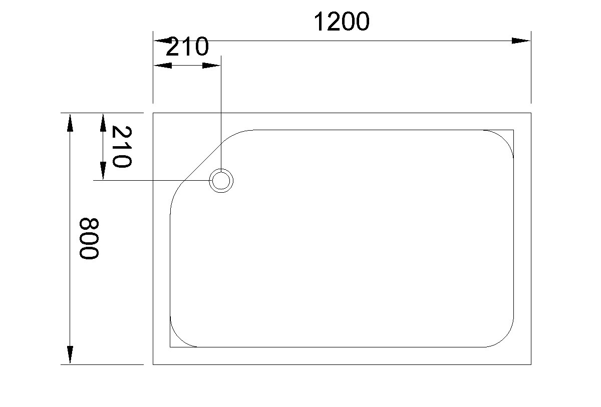 фото Душевой поддон Royal Bath 8120HP 120x80x13 левый 