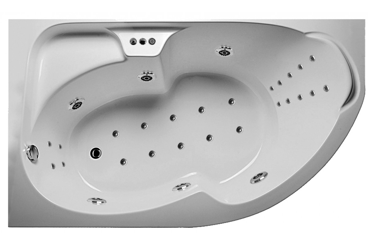 картинка Акриловая ванна Relisan Sofi R 160x100 с каркасом 