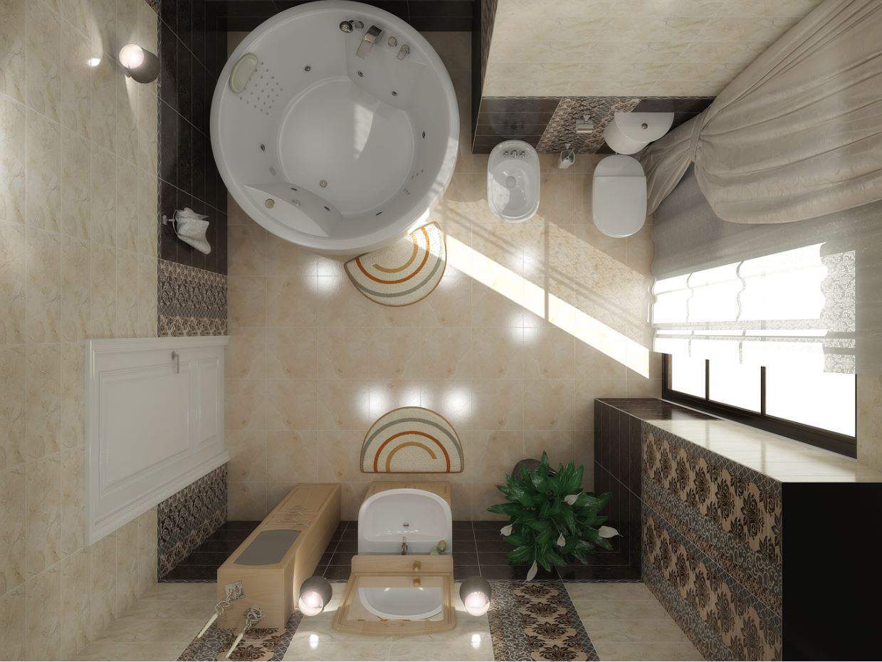 картинка Ванна Aima Design OMEGA New 180x180 круглая с каркасом и слив-переливом 