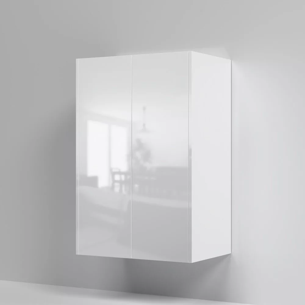 фото Шкаф с полками 60 см (В 900мм) AM.PM Func M8FCH06029WG белый глянец 