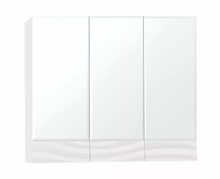 фото Зеркальный шкаф Style Line Вероника 80, Люкс белый 