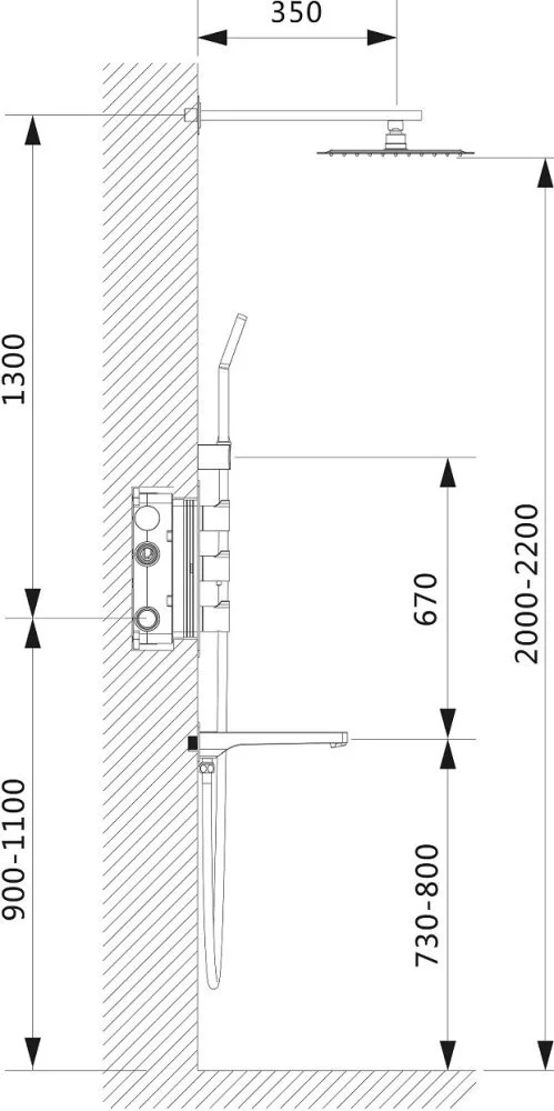 картинка Душевой комплект Timo Petruma SX-5149/00SM chrome С ВНУТРЕННЕЙ ЧАСТЬЮ 