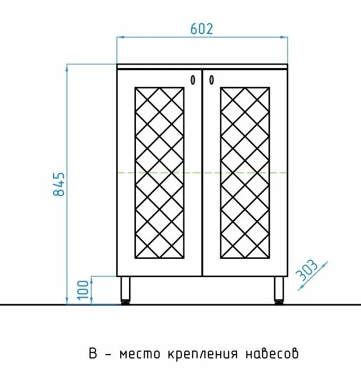 фото Шкаф Style Line Канна 60 белый ЛС-00000340 