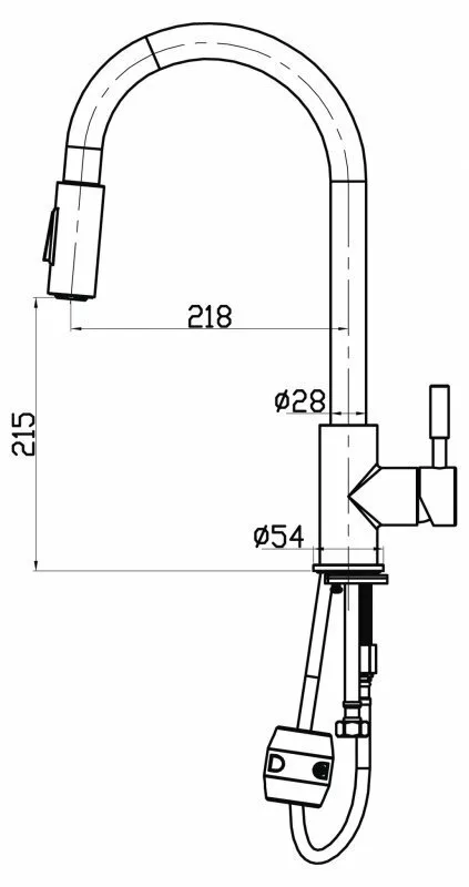 картинка Смеситель для кухни BelBagno BB-LAM31A-IN 