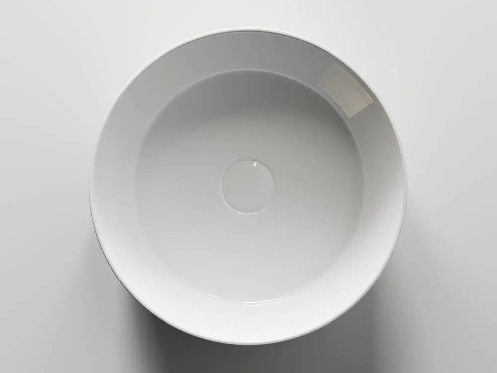 картинка Накладная раковина Ceramicanova Element CN5001 цвет белый 36х36 см 