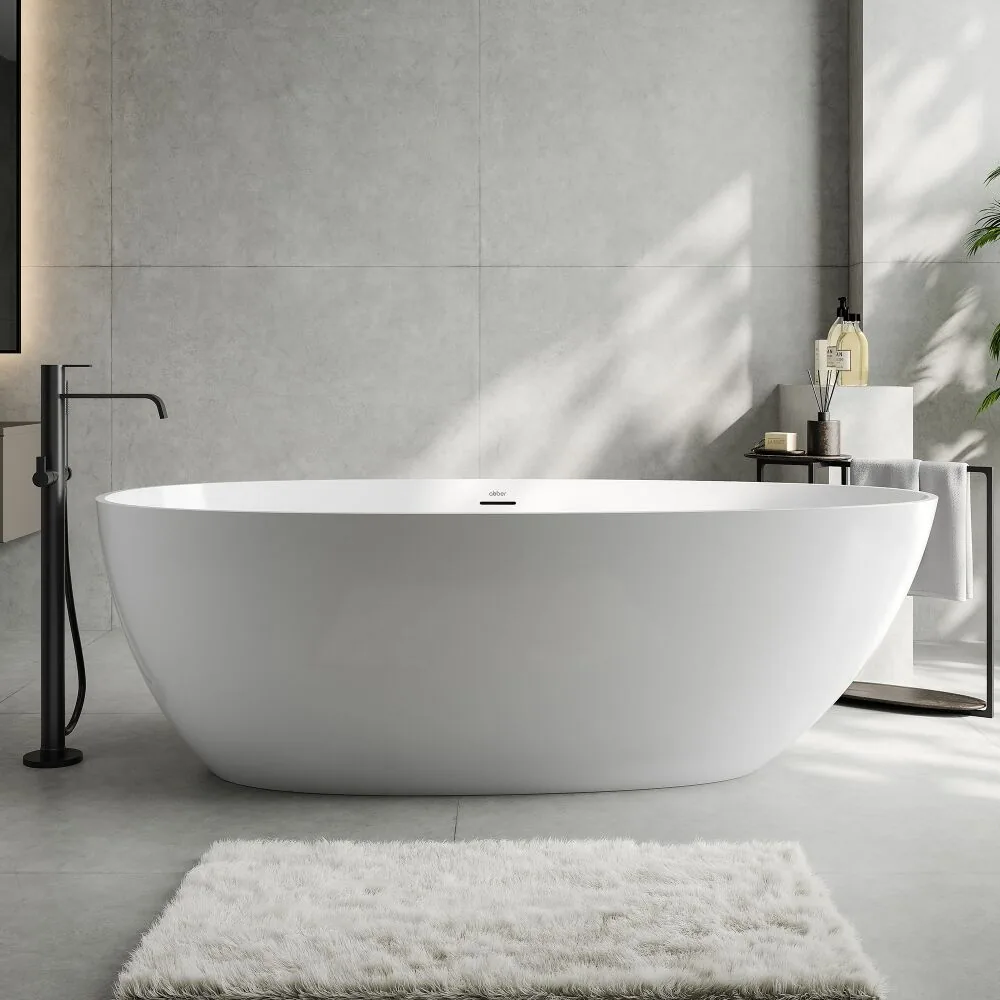 картинка Акриловая ванна ABBER AB9211-1.8 белая 
