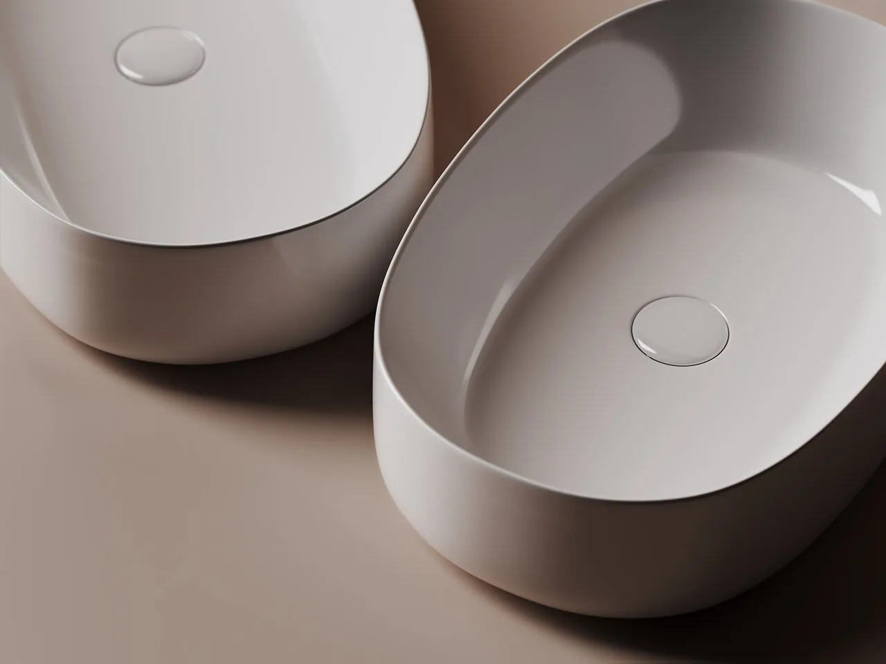 картинка Накладная раковина Ceramicanova Element CN5022 цвет белый 67.5х35 см 