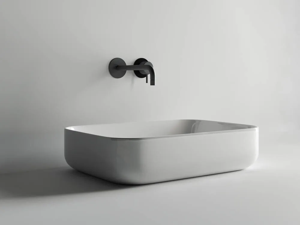 картинка Накладная раковина Ceramicanova Element CN5004 цвет белый 60х42 см 