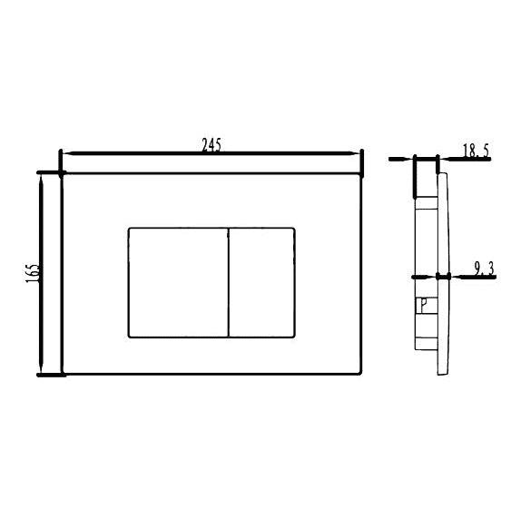 картинка Кнопка смыва Iddis Unifix UNI60M0i77 