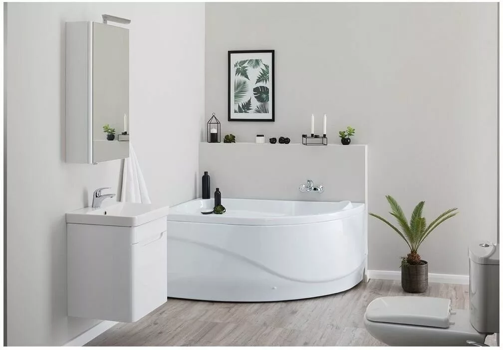 фото Тумба с раковиной Aquanet София 50 белый арт. 00212585 