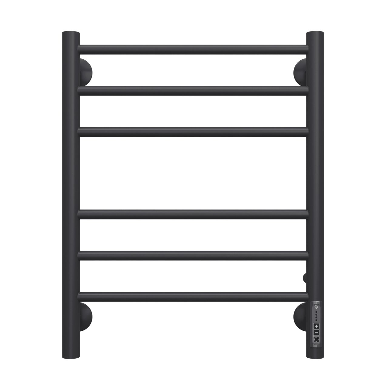 картинка Полотенцесушитель электрический Terminus Аврора П6 450х600 КС 9005 матовый черный 