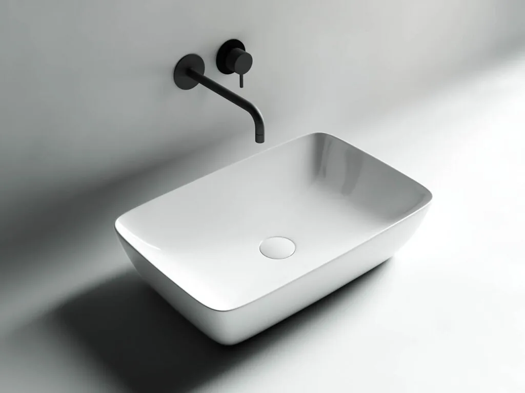 картинка Накладная раковина Ceramicanova Form CN2003 цвет белый 58х38 см 