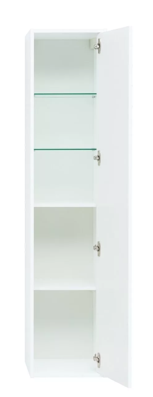 фото Шкаф-пенал для ванной Aquanet Lino 35 белый матовый арт. 00253909 