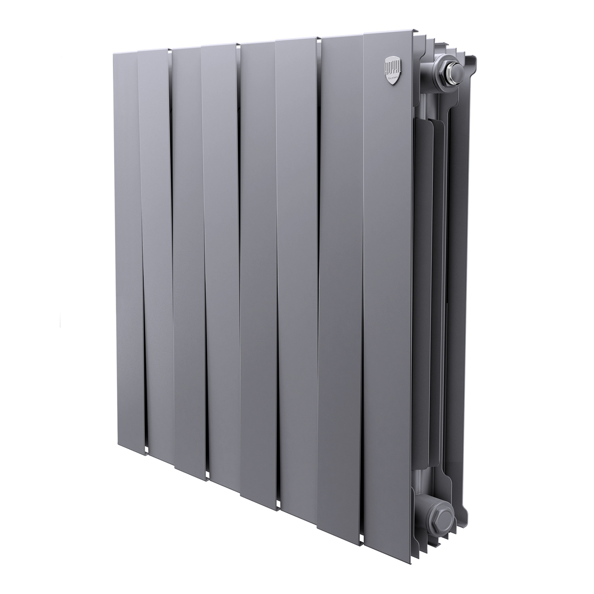 картинка Радиатор биметаллический Royal Thermo PianoForte 500 Серебристый 8 секций 