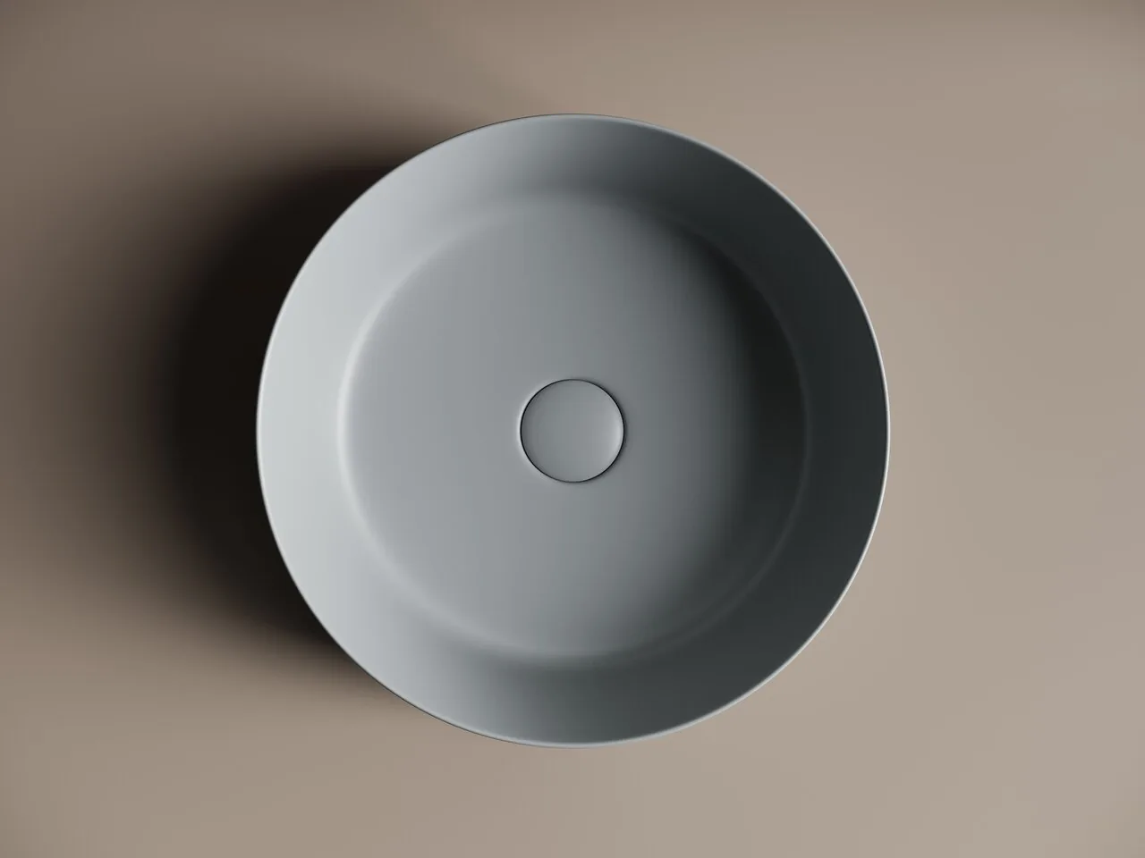 картинка Накладная раковина Ceramicanova Element CN6022MH цвет антрацит матовый 39х39 см 