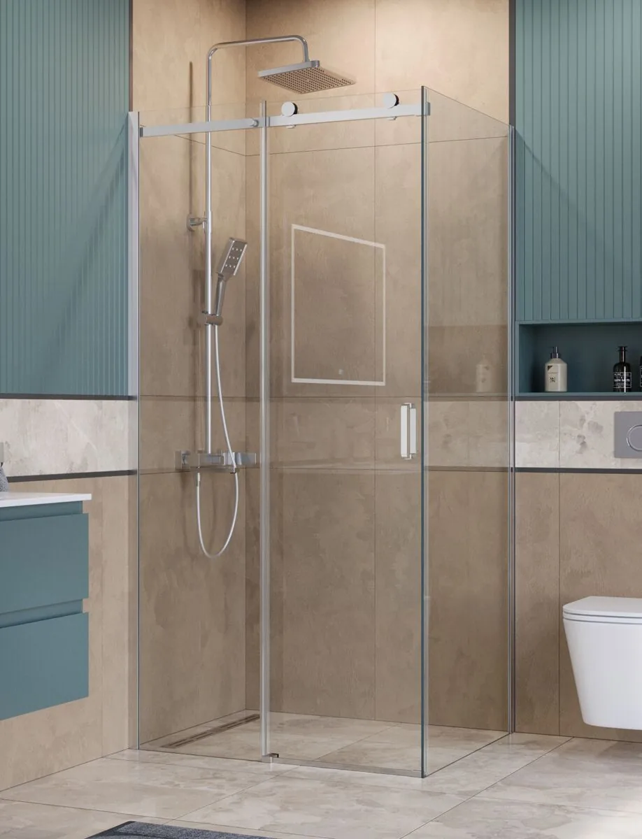 фото Душевой уголок BelBagno SOFT_CLOSE-2-AH-1-100/80-C-Cr 