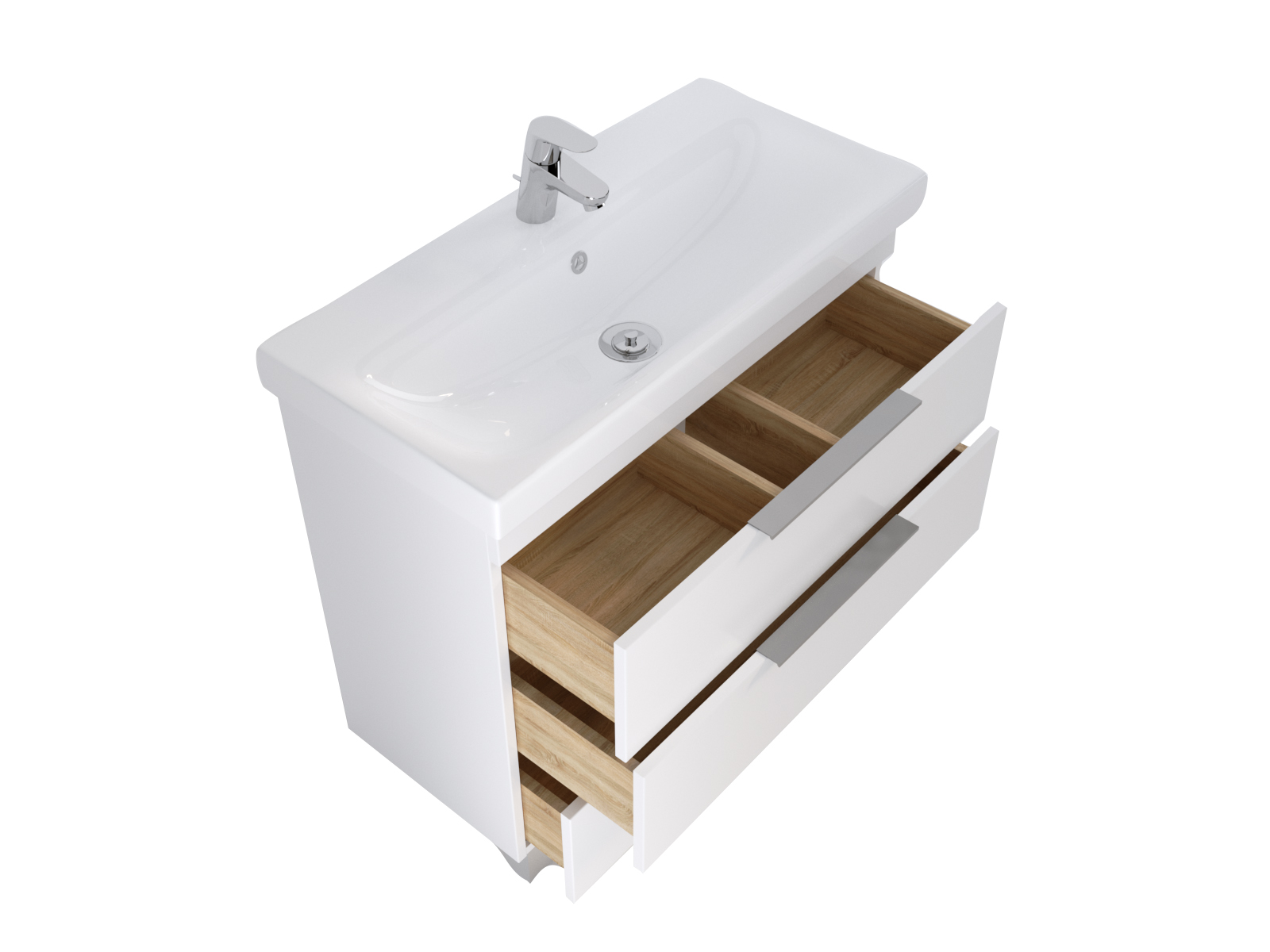картинка Тумба 1Marka Gaula 80Н У92517 White  в ванную комнату