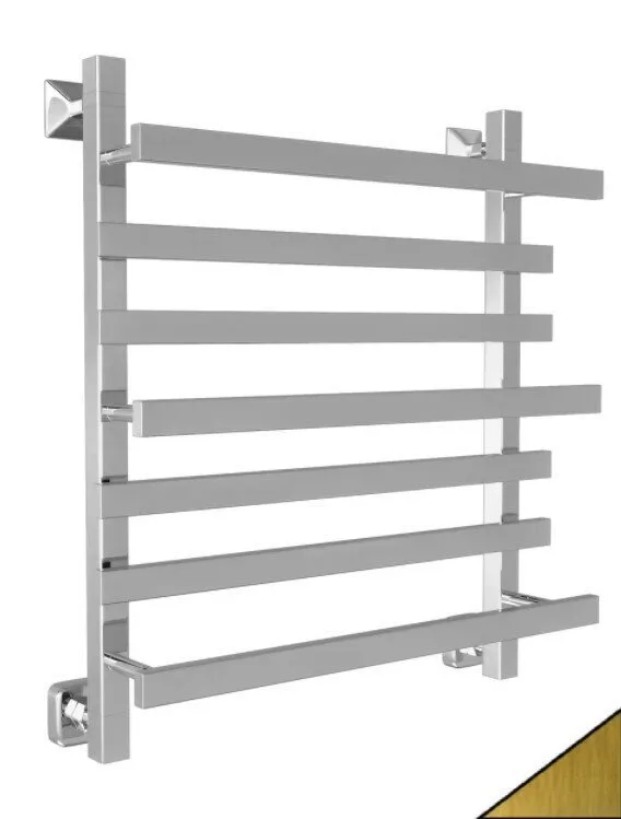 картинка Полотенцесушитель Двин Q Plaza 80/50 Водяной (К3 Квадрат Состаренная бронза) (4656759174224) 