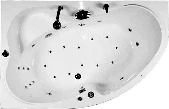 картинка Акриловая ванна Aquanet Capri 160x100 L с каркасом 