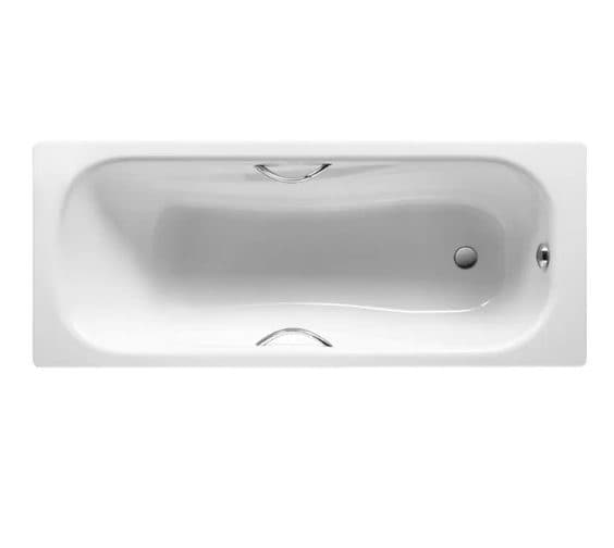 картинка Стальная ванна Roca Princess-N 160 см с ручками 291110000 хром и ножками 291021000 