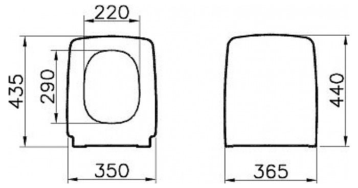 картинка Унитаз подвесной Vitra Metropole Rim-Ex 7672B003-1687 