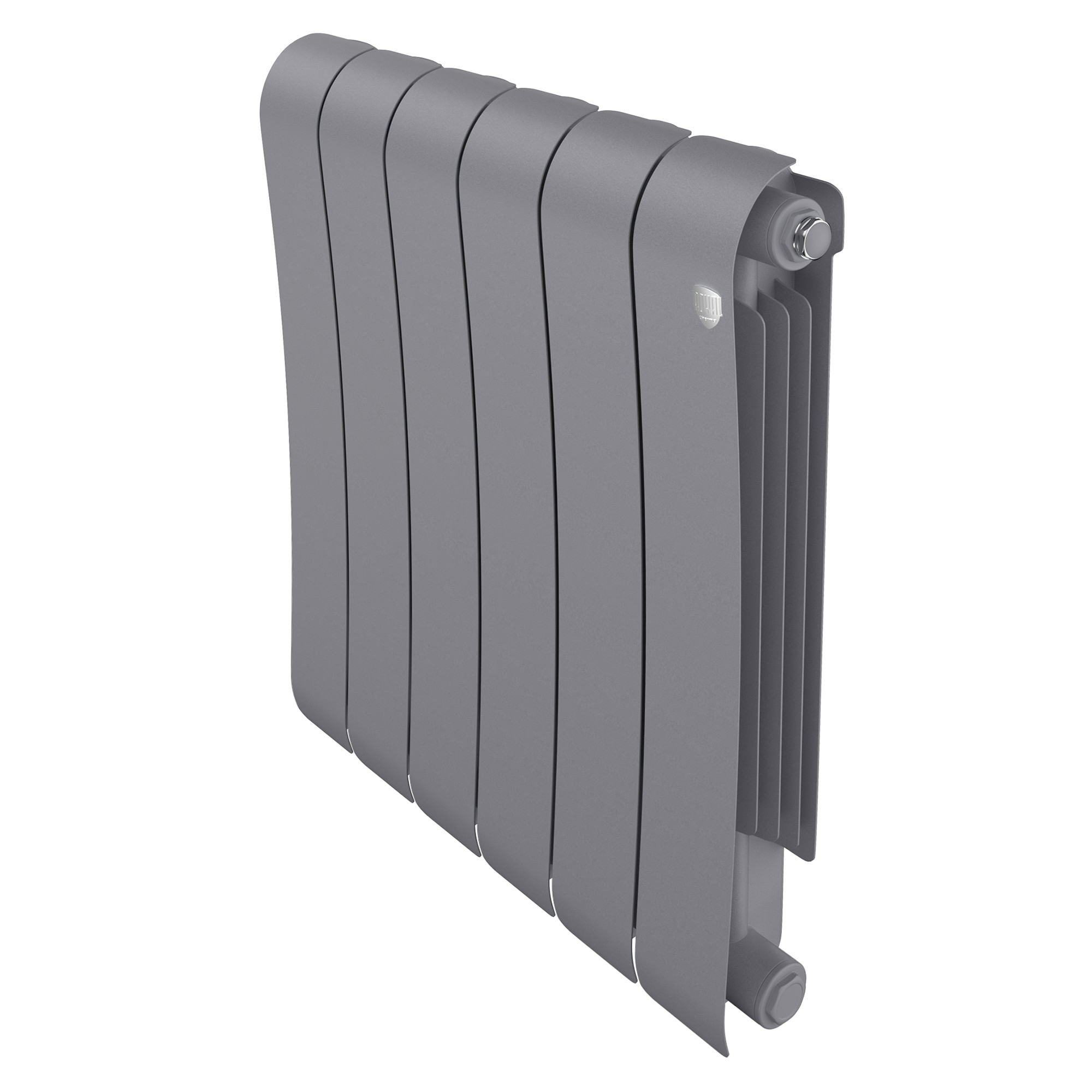 картинка Радиатор биметаллический Royal Thermo Infinity 500 Silver Satin 6 секций 