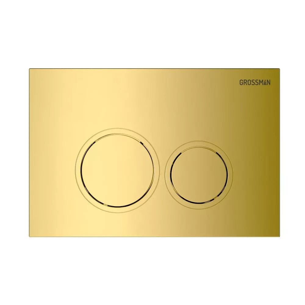 картинка Клавиша смыва Grossman Galaxy 700.K31.01.300.300 золото глянцевый 