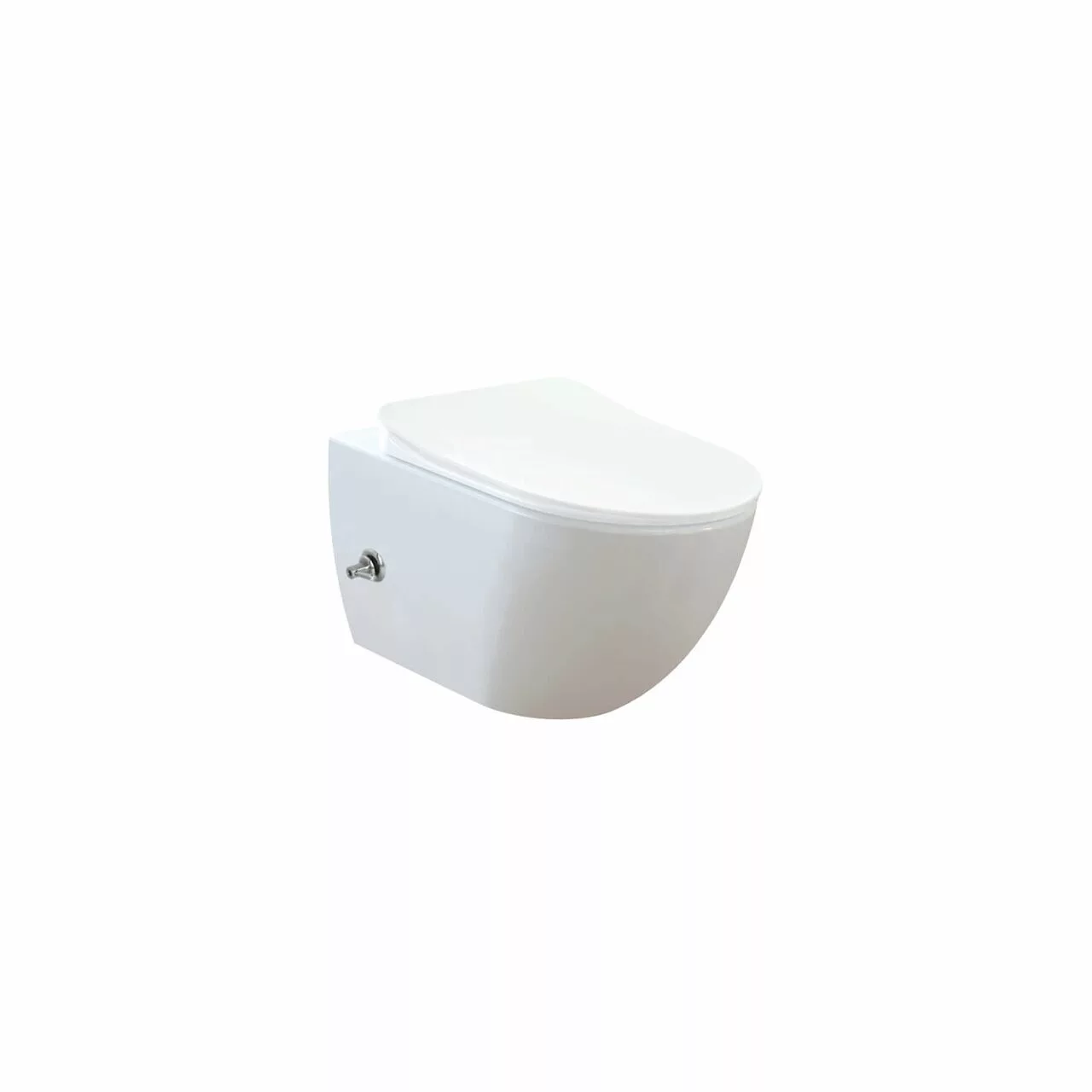 картинка Унитаз подвесной Creavit Free с биде и смесителем безободковый FE322-34CB00E-0002 