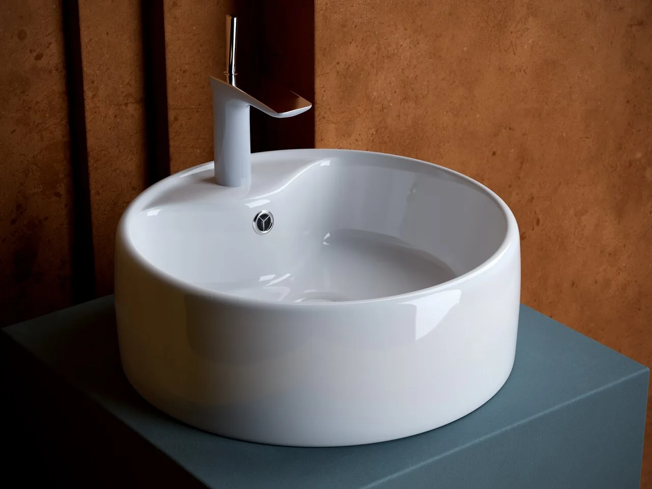 картинка Накладная раковина Ceramicanova Element CN5027 цвет белый 40х40 см 