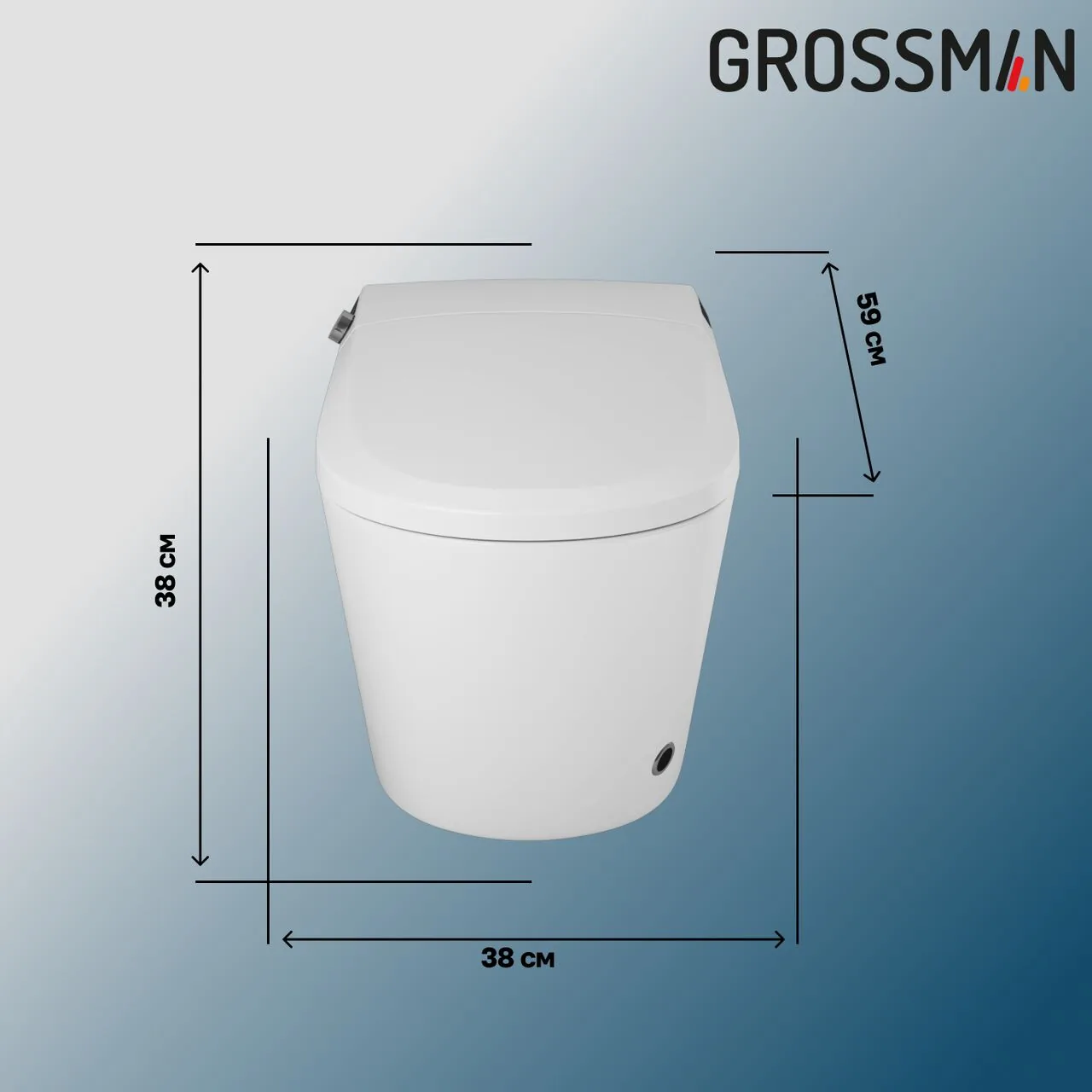 картинка Комплект 2 в 1 Grossman инсталляция 901.K31.01.000 и унитаз GR-5702 smart 