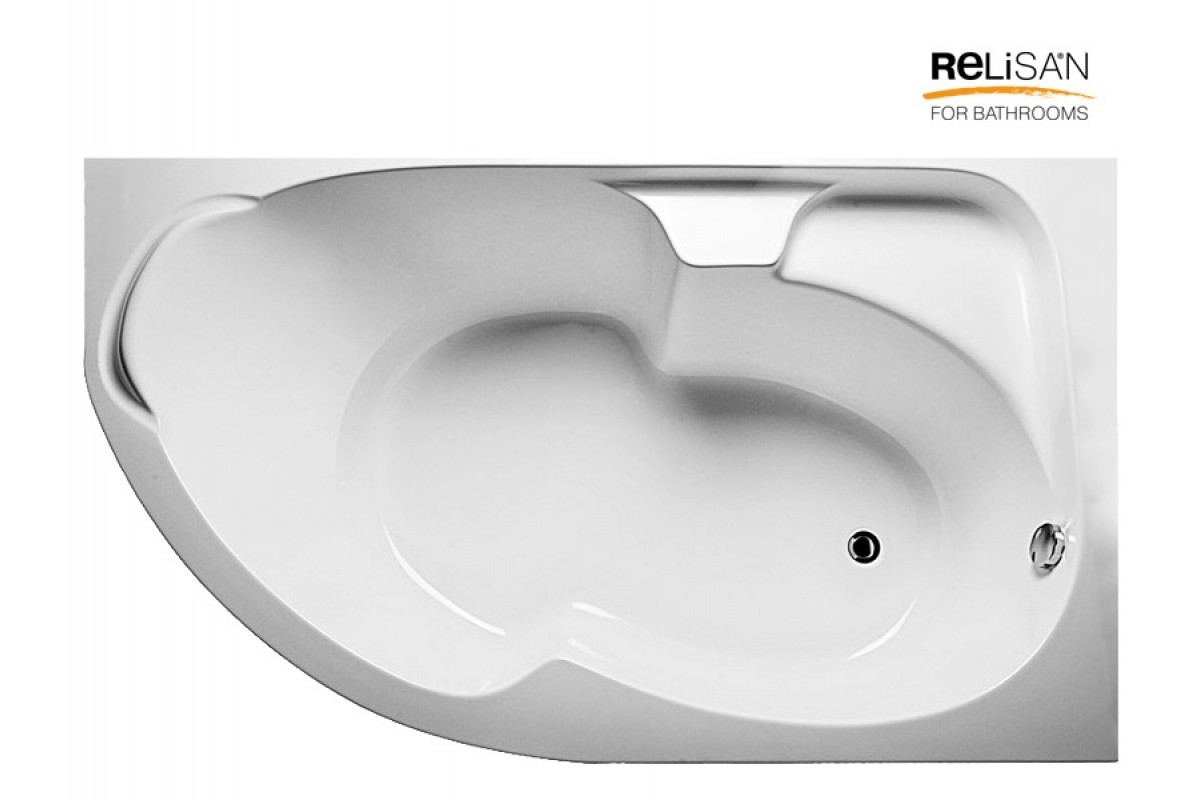 картинка Акриловая ванна Relisan Sofi R 160x100 с каркасом 