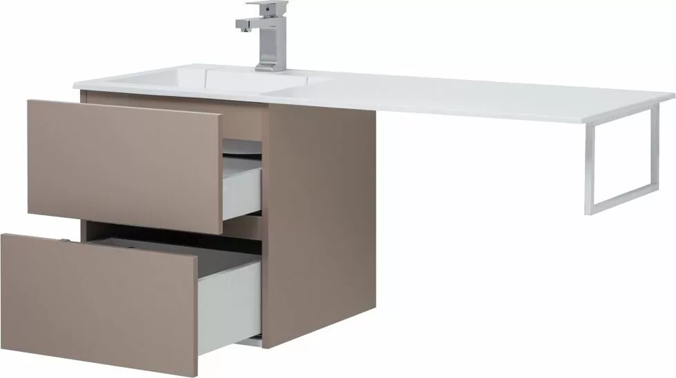 фото Тумба с раковиной Aquanet Алвита 120 L капучино арт. 00243775 