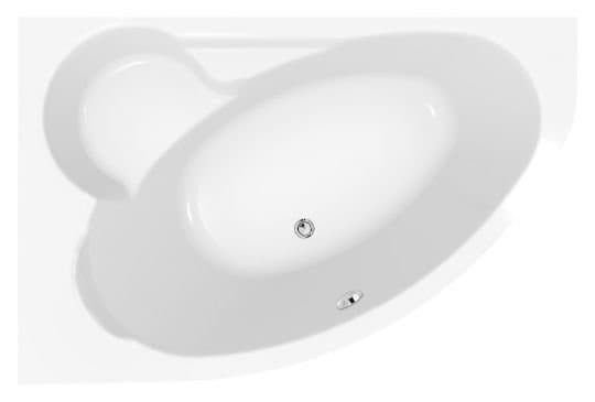 картинка Акриловая ванна Cersanit Kaliope 153 L с каркасом Kaliope 150 K-RW-KALIOPE*153n 