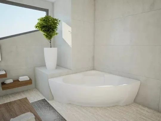 картинка Акриловая ванна Акватек Поларис – 2 вклеенный каркас 