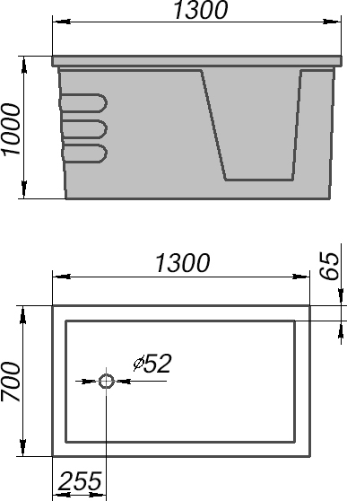 картинка Акриловая ванна Bolu BL-106 PERSONAS Gidro R 