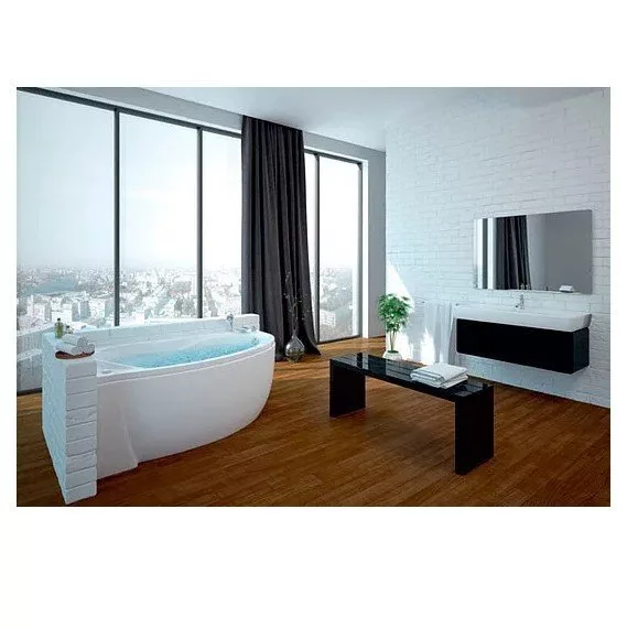 картинка Акриловая ванна Акватек Бетта 170 L с гидромассажем и экраном 